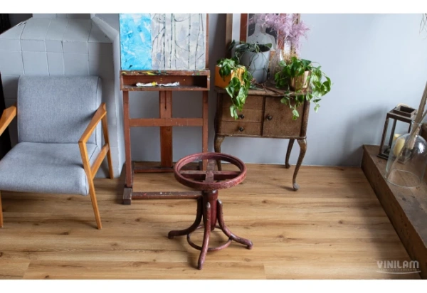 Кварцвиниловая плитка VINILAM Glue Luxury 33100 Дуб Мадрид Glue